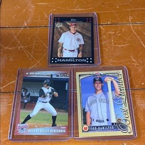 Josh Hamilton 3-pack Reds RC & HV Renegades (2)